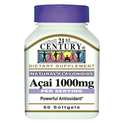 Acai Berry Extract 500 mg, 60 Softgels, 21st Century Health Care