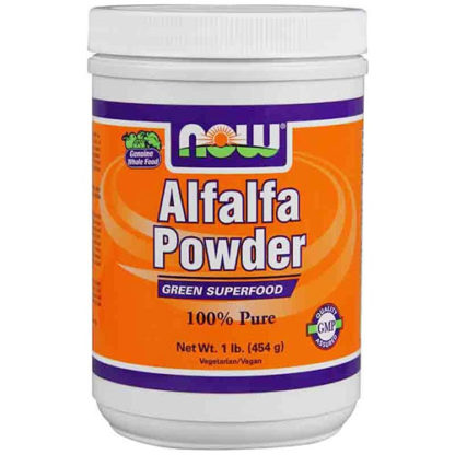 Alfalfa Powder 1 lb, NOW Foods