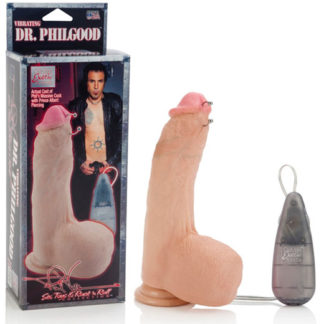 Phil Varone DR. PHILGOOD Vibrating Dong, Vibrator with Piercing, California Exotic Novelties