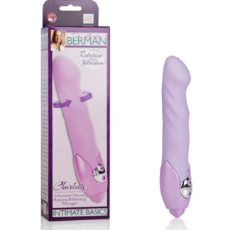 Dr. Laura Berman Charlotte Vibrator, 5-Function Silicone Massager, California Exotic Novelties