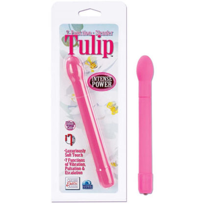 7 Function Slender Tulip Vibe - Pink, California Exotic Novelties