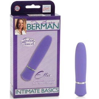 Dr. Laura Berman Intimate Basics Collection Effie 3-Speed Waterproof Satin Finish Massager, California Exotic Novelties