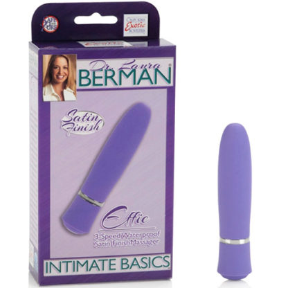 Dr. Laura Berman Intimate Basics Collection Effie 3-Speed Waterproof Satin Finish Massager, California Exotic Novelties