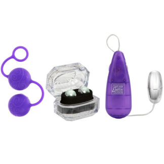 Her Kegel Kit, Kegel Balls & Stimulator For Pelvic Fitness, California Exotic Novelties