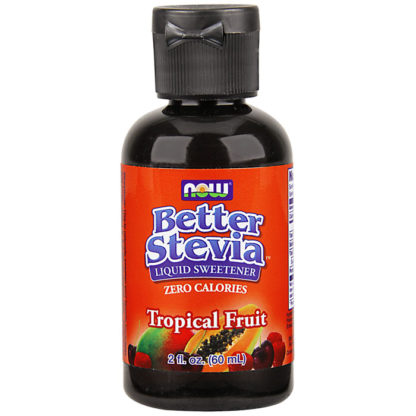 Better Stevia Liquid Sweetener - Tropical Fruit, 2 oz, NOW Foods