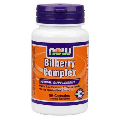 Bilberry Complex 50 Caps, NOW Foods