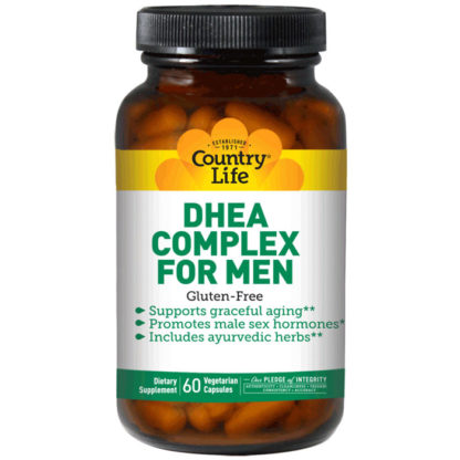 DHEA Complex For Men, 60 Vegetarian Capsules, Country Life