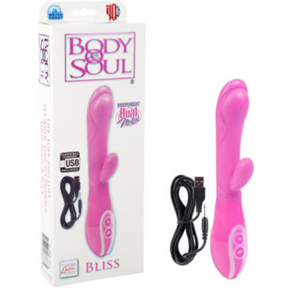 Body & Soul Bliss Rabbit Vibrator, Pink, California Exotic Novelties