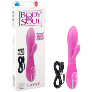Body & Soul Tryst Rabbit Vibrator, Pink, California Exotic Novelties