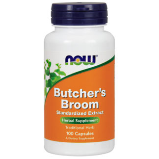 Butcher's Broom Standardized Extract, 100 Capsules, NOW Foods