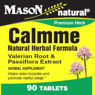 Calmme Natural Herbal Formula (Calm Me), 90 Tablets, Mason Natural