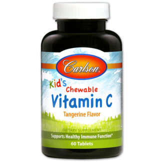 Chewable Vitamin C for Kids, 60 chewable tablets, Carlson Labs