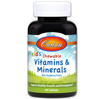 Chewable Vitamins and Minerals for Kids, 60 tablets, Carlson Labs