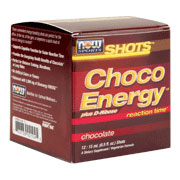 Choco Energy Shot, 15 ml x 12 Liquid Shots, NOW Foods