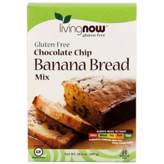 Chocolate Chip Banana Bread Mix, Gluten-Free, 10.2 oz, NOW Foods
