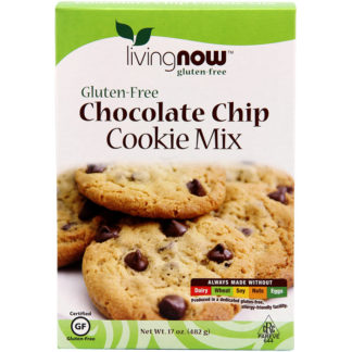 Chocolate Chip Cookie Mix, Gluten-Free, 17 oz, NOW Foods
