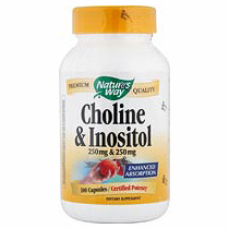 Choline-Inositol 250/250mg 100 caps from Nature's Way