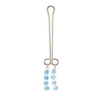 Cleopatra Clitoral Jewelry - Pearl Blue, California Exotic Novelties