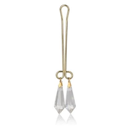 Cleopatra Clitoral Jewelry - Crystal Clear, California Exotic Novelties