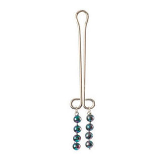Cleopatra Clitoral Jewelry - Pearl Metallic, California Exotic Novelties
