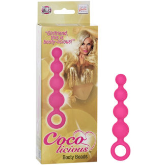 Coco Licious Booty Beads, Pink, California Exotic Novelties