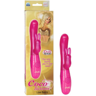 Coco Licious Love Bunny Vibe, Rabbit Vibrator, Pink, California Exotic Novelties