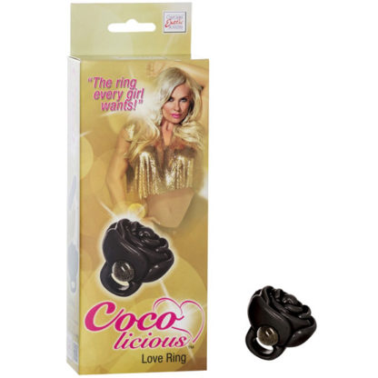 Coco Licious Love Ring, Massager Vibrator, Black, California Exotic Novelties