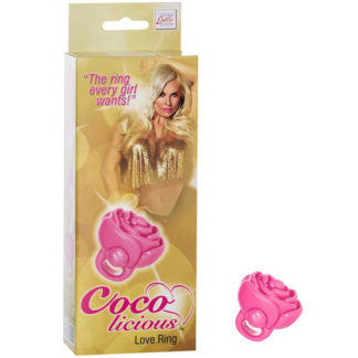 Coco Licious Love Ring, Massager Vibrator, Pink, California Exotic Novelties