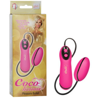 Coco Licious Pleasure Bullet Vibrator, Pink, California Exotic Novelties