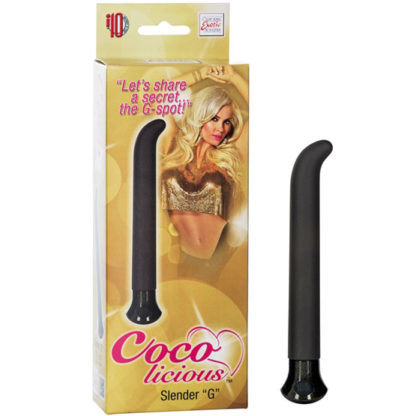 Coco Licious Slender G Vibe, G-Spot Vibrator, Black, California Exotic Novelties