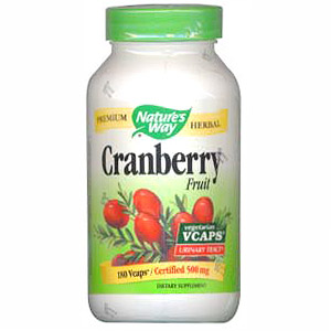 Cranberry Fruit 180 vegicaps from Nature's Way
