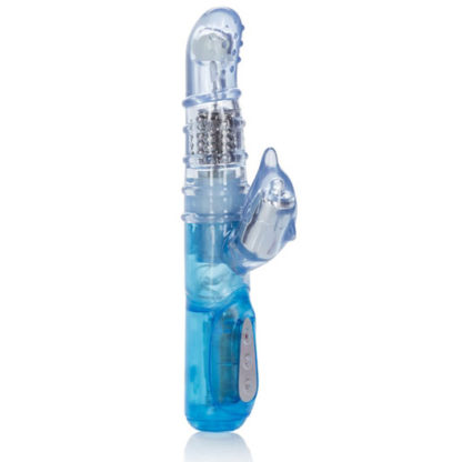 Passion Pals Diving Dolphin Vibrator - Blue, California Exotic Novelties