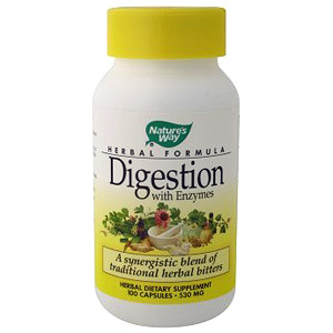 Digestion (Herbal Bitters with Enzymes) 100 caps from Nature's Way