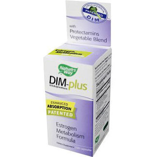 DIM-plus, Estrogen Metabolism, Value Size, 120 Vegetarian Capsules, Nature's Way