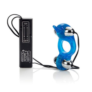 Diving Dolphin, Couples Enhancer Ring with Bullets, California Exotic Novelties