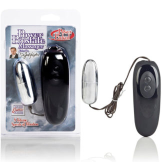 Dr. Joel Kaplan Power Prostate Massager, Silver, California Exotic Novelties