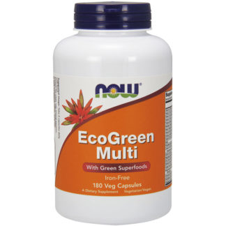 EcoGreen Multi Vitamin, Value Size, 180 Vegetarian Capsules, NOW Foods