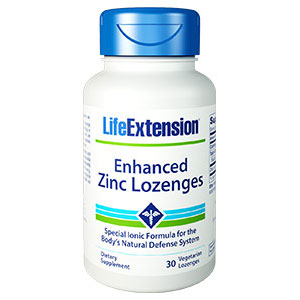 Enhanced Zinc Lozenges, 30 Vegetarian Lozenges, Life Extension