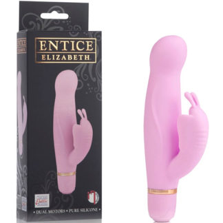 Entice Elizabeth Rabbit Vibrator, Pink, California Exotic Novelties