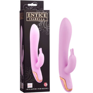 Entice Isabella Rabbit Vibrator, Pink, California Exotic Novelties