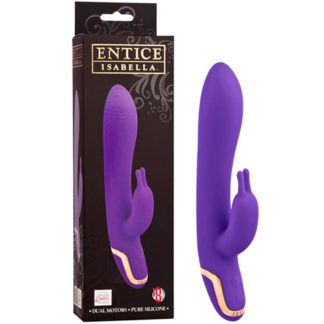 Entice Isabella Rabbit Vibrator, Purple, California Exotic Novelties
