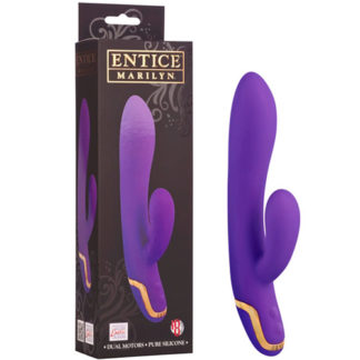 Entice Marilyn Rabbit Vibrator, Purple, California Exotic Novelties