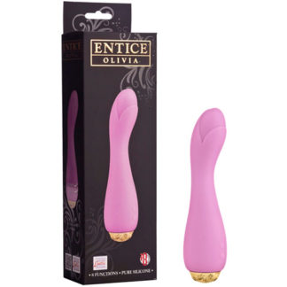 Entice Olivia Massager Vibrator, Pink, California Exotic Novelties