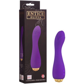 Entice Olivia Massager Vibrator, Purple, California Exotic Novelties