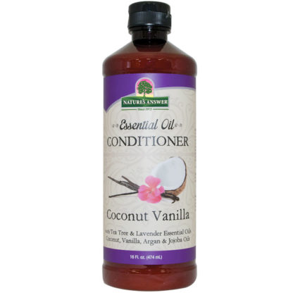 Essential Oil Conditioner - Coconut Vanilla, 16 oz, Nature's Answer