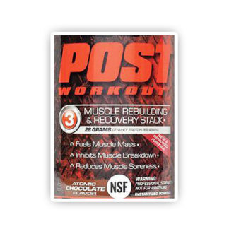 Extreme Edge Post-Workout Formula, Atomic Chocolate Flavor, 7 Packets, Bluebonnet Nutrition