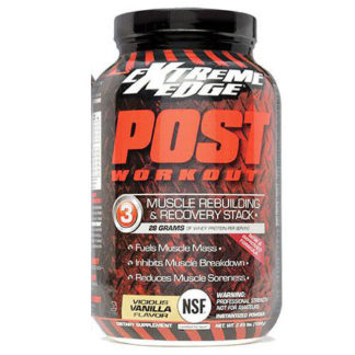 Extreme Edge Post Workout Formula, Vicious Vanilla Flavor, 2.25 lb, Bluebonnet Nutrition