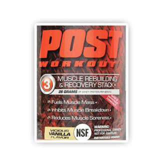 Extreme Edge Post Workout Formula, Vicious Vanilla Flavor, 7 Packets, Bluebonnet Nutrition