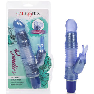 EZ Bend Gems Bunny, Bendies Rabbit Vibrator, California Exotic Novelties