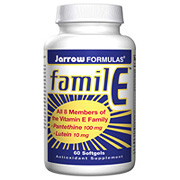 FamilE ( Famil E ) 8 forms of Vitamin E, 60 softgels, Jarrow Formulas